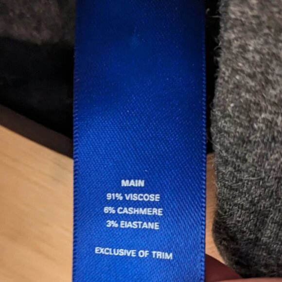 Kit and Ace | Burrow Brushed Cashmere Blend Turtleneck In Grey - Picture 10 of 12